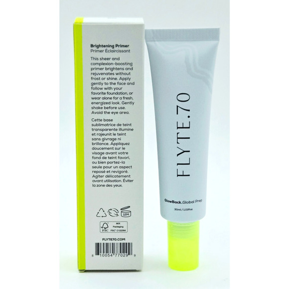 Flyte 70 GlowBack Brightening Primer- Hazy Cheek Creme+Creme to Powder Hilighter - Picture 3 of 13